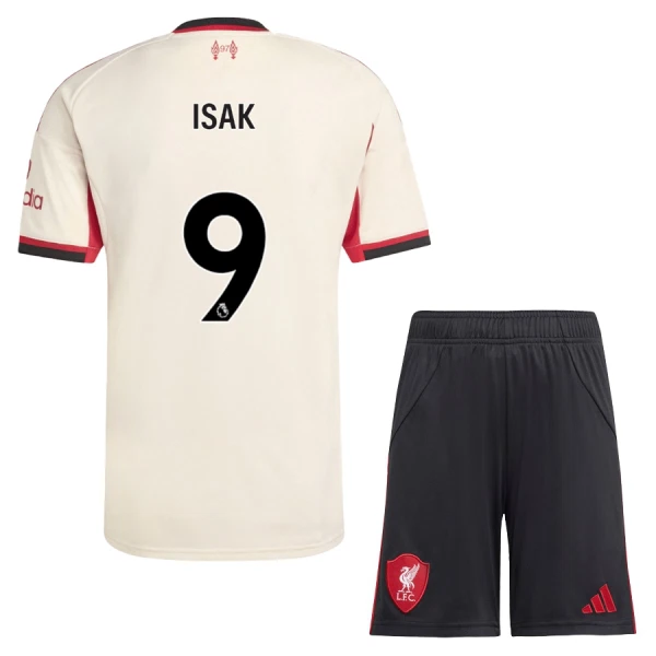 Liverpool Barn Bortaställ 2025/26 Alexander Isak 9 Kortärmad Tröja + Shorts 1 Liverpool Barn Bortaställ 2025/26 Alexander Isak 9 Kortärmad Tröja + Shorts