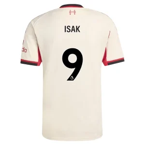 Liverpool Bortatröja Herr 2025/26 Alexander Isak 9 Kortärmad Fotbollströja