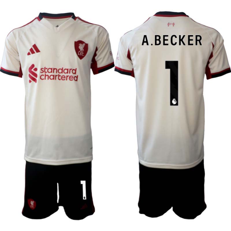 Liverpool FC Herr Bortaställ 2025/26 – Alisson Becker 1 – Kortärmad Fotbollströja + Shorts 1 Liverpool FC Herr Bortaställ 2025/26 – Alisson Becker 1 – Kortärmad Fotbollströja + Shorts