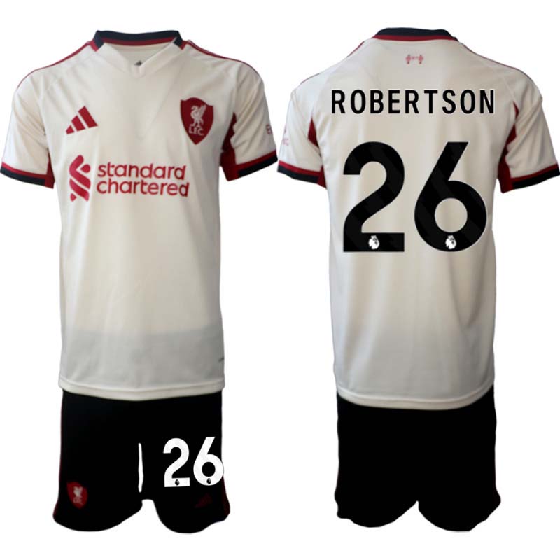 Liverpool FC Herr Bortaställ 2025/26 – Andrew Robertson 26 – Kortärmad Fotbollströja + Shorts 1 Liverpool FC Herr Bortaställ 2025/26 – Andrew Robertson 26 – Kortärmad Fotbollströja + Shorts