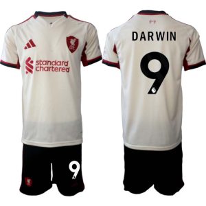 Liverpool FC Herr Bortaställ 2025/26 – Darwin Núñez 9 – Kortärmad Fotbollströja + Shorts