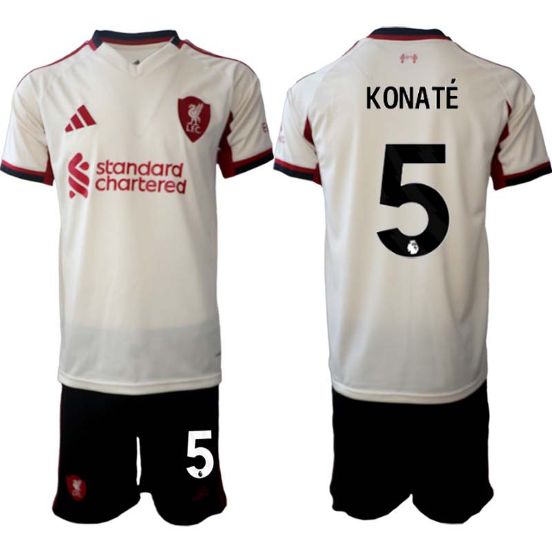 Liverpool FC Herr Bortaställ 2025/26 – Ibrahima Konaté 5 – Kortärmad Fotbollströja + Shorts 1 Liverpool FC Herr Bortaställ 2025/26 – Ibrahima Konaté 5 – Kortärmad Fotbollströja + Shorts