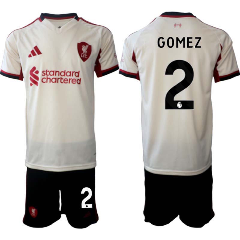 Liverpool FC Herr Bortaställ 2025/26 – Joe Gomez 2 – Kortärmad Fotbollströja + Shorts 1 Liverpool FC Herr Bortaställ 2025/26 – Joe Gomez 2 – Kortärmad Fotbollströja + Shorts