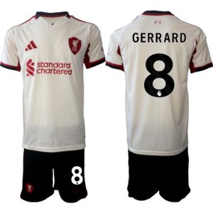 Liverpool FC Herr Bortaställ 2025/26 – Steven Gerrard 8 – Kortärmad Fotbollströja + Shorts