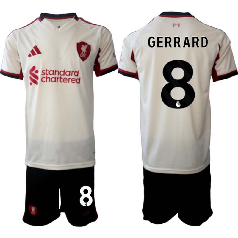 Liverpool FC Herr Bortaställ 2025/26 – Steven Gerrard 8 – Kortärmad Fotbollströja + Shorts 1 Liverpool FC Herr Bortaställ 2025/26 – Steven Gerrard 8 – Kortärmad Fotbollströja + Shorts