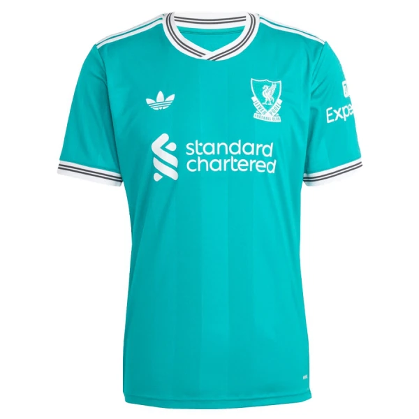Liverpool Tredjetröja 2025-26 Herr Kortärmad Fotbollströja + Shorts