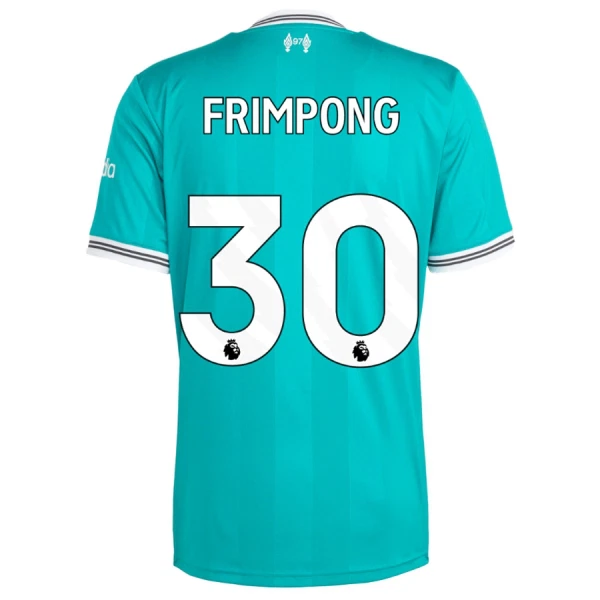 Liverpool Tredjetröja Herr 2025/26 Jeremie Frimpong 30 Kortärmad Fotbollströja + Shorts Liverpool Tredjetröja Herr 2025/26 Jeremie Frimpong 30 Kortärmad Fotbollströja + Shorts