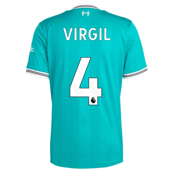 Liverpool Tredjetröja Herr 2025/26 Virgil van Dijk 4 Kortärmad Fotbollströja + Shorts Liverpool Tredjetröja Herr 2025/26 Virgil van Dijk 4 Kortärmad Fotbollströja + Shorts