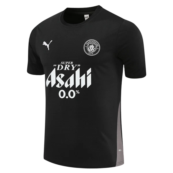 Manchester City Träningströja Herr 2025-26 Svart Kortärmad Fotbollströja