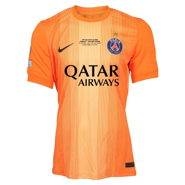 Paris Saint-Germain Målvaktströja Herr 2025/26 Orange Kortärmad Fotbollströja 1 Paris Saint-Germain Målvaktströja Herr 2025/26 Orange Kortärmad Fotbollströja