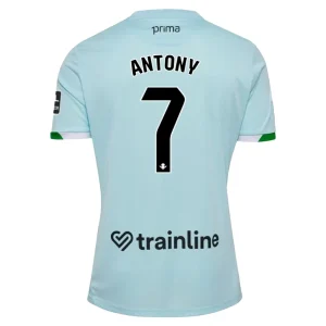 Real Betis Herr Bortatröja 2025/26 Antony 7 Kortärmad Fotbollströja