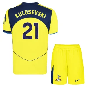 Tottenham Hotspur Barn Tredjeställ 2025/26 Dejan Kulusevski 21 Kortärmad Tröja + Shorts