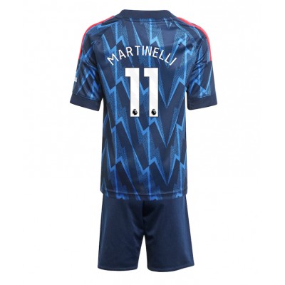Arsenal Barn Bortaställ 2025/26 Gabriel Martinelli 11 Kortärmad Tröja + Shorts Arsenal Barn Bortaställ 2025/26 Gabriel Martinelli 11 Kortärmad Tröja + Shorts