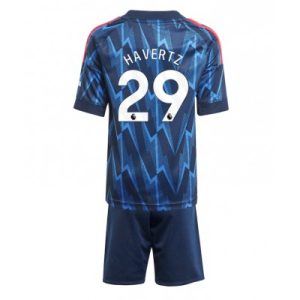 Arsenal Barn Bortaställ 2025/26 Kai Havertz 29 Kortärmad Tröja + Shorts