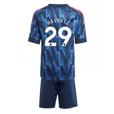 Arsenal Barn Bortaställ 2025/26 Kai Havertz 29 Kortärmad Tröja + Shorts Arsenal Barn Bortaställ 2025/26 Kai Havertz 29 Kortärmad Tröja + Shorts