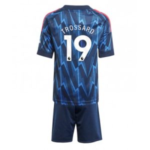 Arsenal Barn Bortaställ 2025/26 Leandro Trossard 19 Kortärmad Tröja + Shorts
