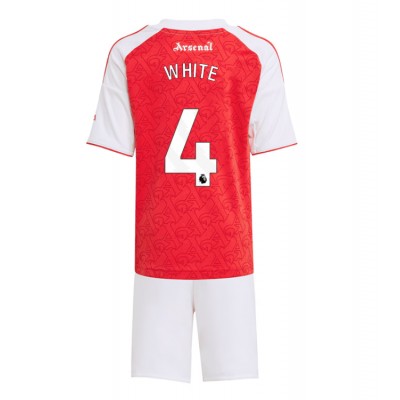 Arsenal Barn Hemmaställ 2025/26 Ben White 4 Kortärmad Tröja + Shorts 1 Arsenal Barn Hemmaställ 2025/26 Ben White 4 Kortärmad Tröja + Shorts