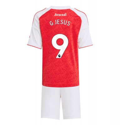 Arsenal Barn Hemmaställ 2025/26 Gabriel Jesus 9 Kortärmad Tröja + Shorts 1 Arsenal Barn Hemmaställ 2025/26 Gabriel Jesus 9 Kortärmad Tröja + Shorts