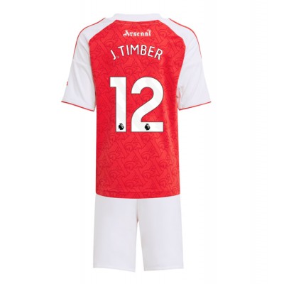 Arsenal Barn Hemmaställ 2025/26 Jurrien Timber 12 Kortärmad Tröja + Shorts 1 Arsenal Barn Hemmaställ 2025/26 Jurrien Timber 12 Kortärmad Tröja + Shorts