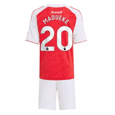 Arsenal Barn Hemmaställ 2025/26 Noni Madueke 20 Kortärmad Tröja + Shorts Arsenal Barn Hemmaställ 2025/26 Noni Madueke 20 Kortärmad Tröja + Shorts