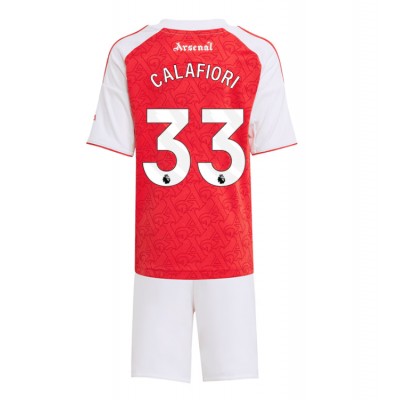 Arsenal Barn Hemmaställ 2025/26 Riccardo Calafiori 33 Kortärmad Tröja + Shorts 1 Arsenal Barn Hemmaställ 2025/26 Riccardo Calafiori 33 Kortärmad Tröja + Shorts