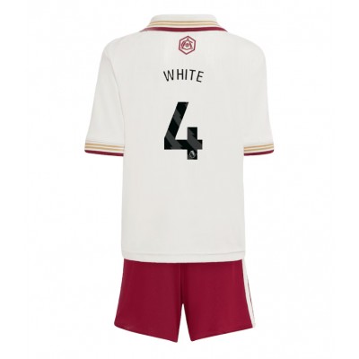 Arsenal Barn Tredjeställ 2025/26 Ben White 4 Kortärmad Tröja + Shorts 1 Arsenal Barn Tredjeställ 2025/26 Ben White 4 Kortärmad Tröja + Shorts