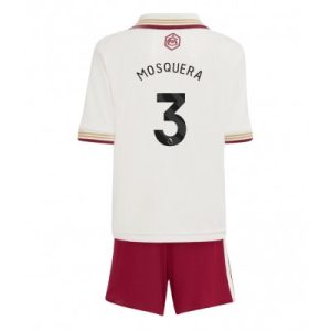 Arsenal Barn Tredjeställ 2025/26 Cristhian Mosquera 3 Kortärmad Tröja + Shorts