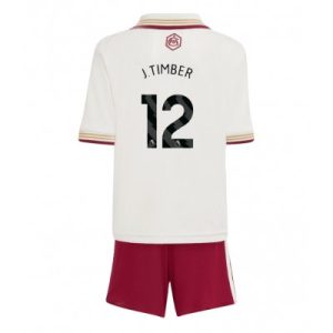 Arsenal Barn Tredjeställ 2025/26 Jurrien Timber 12 Kortärmad Tröja + Shorts