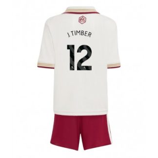 Arsenal Barn Tredjeställ 2025/26 Jurrien Timber 12 Kortärmad Tröja + Shorts