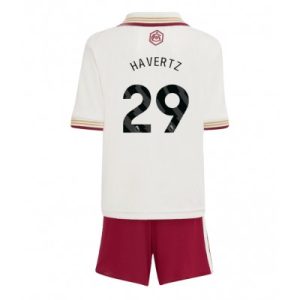 Arsenal Barn Tredjeställ 2025/26 Kai Havertz 29 Kortärmad Tröja + Shorts