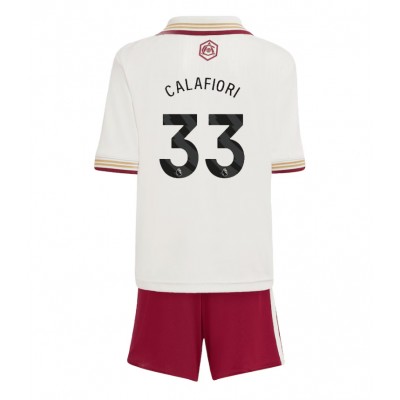 Arsenal Barn Tredjeställ 2025/26 Riccardo Calafiori 33 Kortärmad Tröja + Shorts 1 Arsenal Barn Tredjeställ 2025/26 Riccardo Calafiori 33 Kortärmad Tröja + Shorts