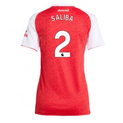 Arsenal Dam Hemmatröja 2025/26 William Saliba 2 Kortärmad Fotbollströja 1 Arsenal Dam Hemmatröja 2025/26 William Saliba 2 Kortärmad Fotbollströja
