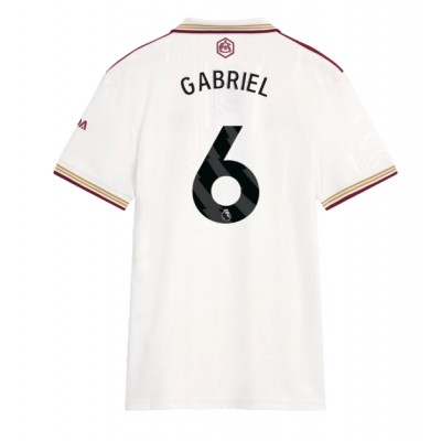 Arsenal Dam Tredjetröja 2025/26 Gabriel Magalhães 6 Kortärmad Fotbollströja 1 Arsenal Dam Tredjetröja 2025/26 Gabriel Magalhães 6 Kortärmad Fotbollströja