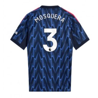 Arsenal Herr Bortatröja 2025/26 Cristhian Mosquera 3 Kortärmad Fotbollströja