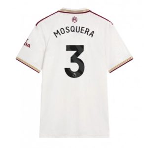 Arsenal Herr Tredjetröja 2025/26 Cristhian Mosquera 3 Kortärmad Fotbollströja