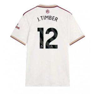 Arsenal Herr Tredjetröja 2025/26 Jurrien Timber 12 Kortärmad Fotbollströja