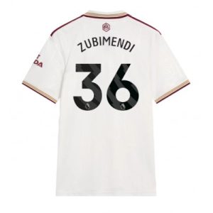 Arsenal Herr Tredjetröja 2025/26 Martín Zubimendi 36 Kortärmad Fotbollströja