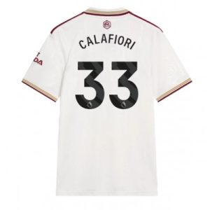 Arsenal Herr Tredjetröja 2025/26 Riccardo Calafiori 33 Kortärmad Fotbollströja