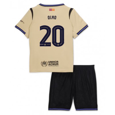 FC Barcelona Barn Bortaställ 2025/26 Dani Olmo 20 Kortärmad Tröja + Shorts FC Barcelona Barn Bortaställ 2025/26 Dani Olmo 20 Kortärmad Tröja + Shorts