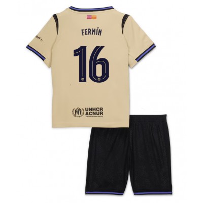 FC Barcelona Barn Bortaställ 2025/26 Fermín López 16 Kortärmad Tröja + Shorts 1 FC Barcelona Barn Bortaställ 2025/26 Fermín López 16 Kortärmad Tröja + Shorts