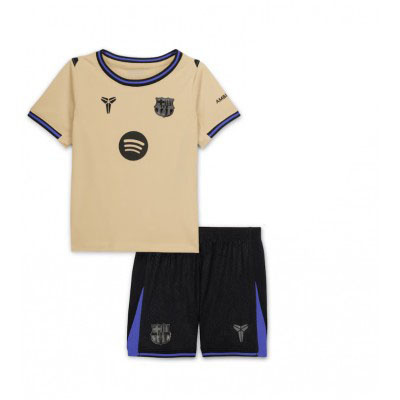 FC Barcelona Barn Bortaställ 2025/26 Jules Kounde 23 Kortärmad Tröja + Shorts 2 FC Barcelona Bortaställ 2025/26 Barn Kortärmad Tröja + Shorts