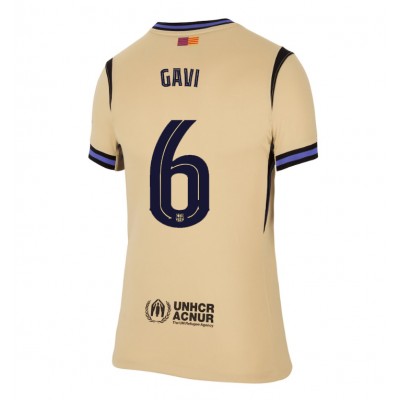 FC Barcelona Dam Bortatröja 2025/26 Paez Gavi #6 Kortärmad Fotbollströja 1 FC Barcelona Dam Bortatröja 2025/26 Paez Gavi #6 Kortärmad Fotbollströja