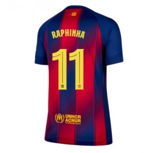 FC Barcelona Dam Hemmatröja 2025/26 Raphinha Belloli 11 Kortärmad Fotbollströja