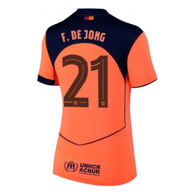FC Barcelona Dam Tredjetröja 2025/26 Frenkie de Jong 21 Kortärmad Fotbollströja 1 FC Barcelona Dam Tredjetröja 2025/26 Frenkie de Jong 21 Kortärmad Fotbollströja