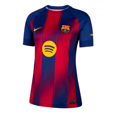 FC Barcelona Hemmatröja 2025/26 Dam Kortärmad Fotbollströja