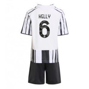 Juventus Barn Hemmaställ 2025/26 Lloyd Kelly 6 Kortärmad Tröja + Shorts