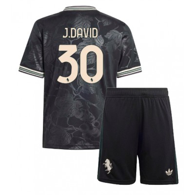 Juventus Barn Tredjeställ 2025/26 Jonathan David 30 Kortärmad Tröja + Shorts 1 Juventus Barn Tredjeställ 2025/26 Jonathan David 30 Kortärmad Tröja + Shorts