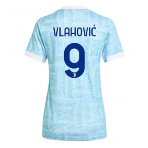 Juventus Dam Bortatröja 2025/26 Dušan Vlahović 9 Kortärmad Fotbollströja