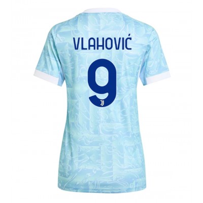 Juventus Dam Bortatröja 2025/26 Dušan Vlahović 9 Kortärmad Fotbollströja 1 Juventus Dam Bortatröja 2025/26 Dušan Vlahović 9 Kortärmad Fotbollströja