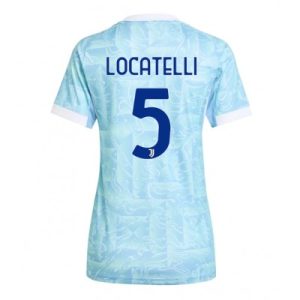 Juventus Dam Bortatröja 2025/26 Manuel Locatelli 5 Kortärmad Fotbollströja